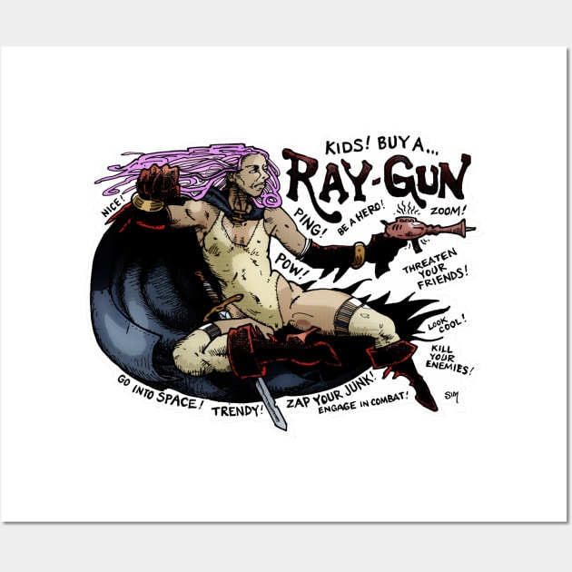 Another Ray-Gun Wall Art by Froobius